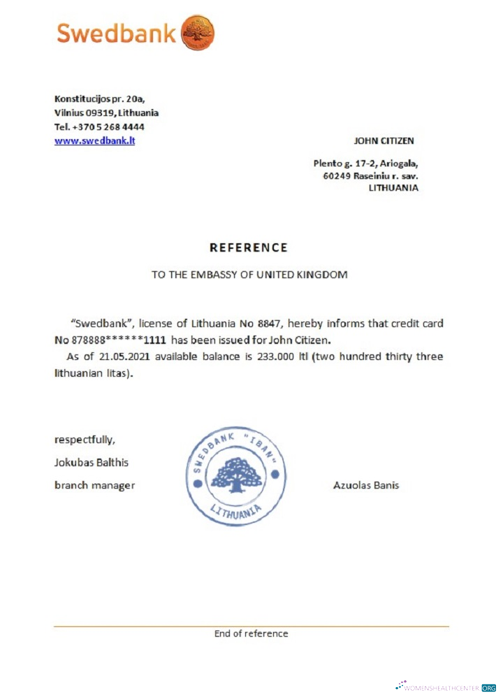 Download Lithuania Swedbank reference Photoshop template